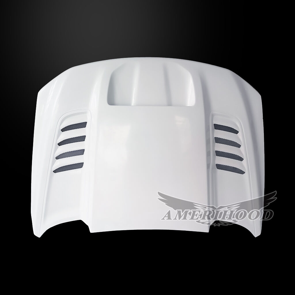 2021-2024 Ram 1500 TRX RIP-Style Dual-Functional Ram Air Fiberglass Hood