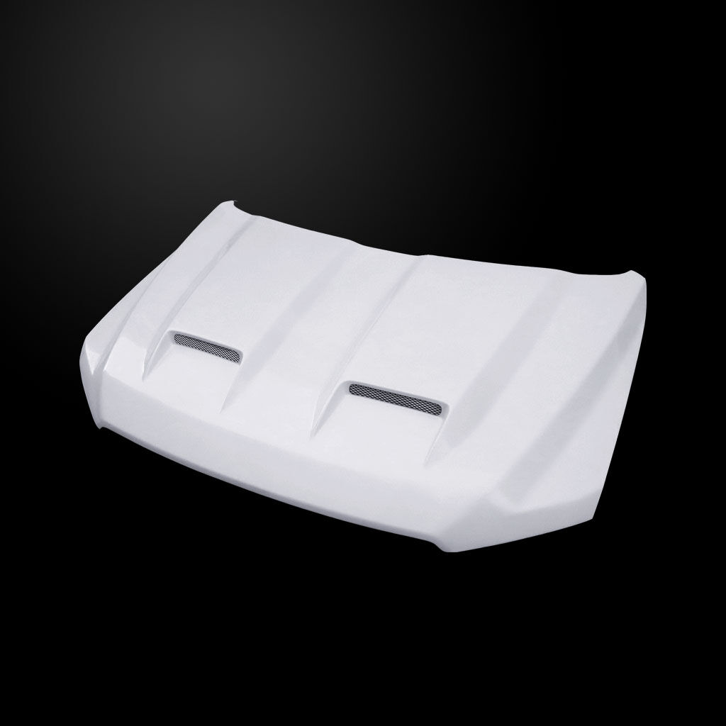 2015-2018 Ford F-150 Amerihood Type-S Functional Ram Air Fiberglass Hood - AMH-F1515AHTSFHW