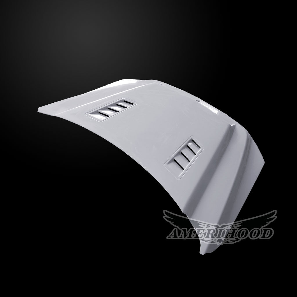 2021-2024 Ford F150 Type-E Dual-Functional Ram Air Hood Fiberglass - F1521AHTEFHW