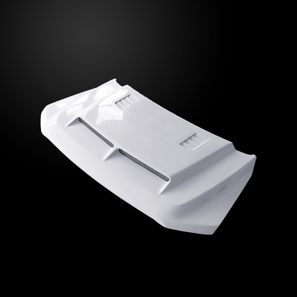 2021-2024 Ford F150 Type-E Dual-Functional Ram Air Hood Fiberglass - F1521AHTEFHW
