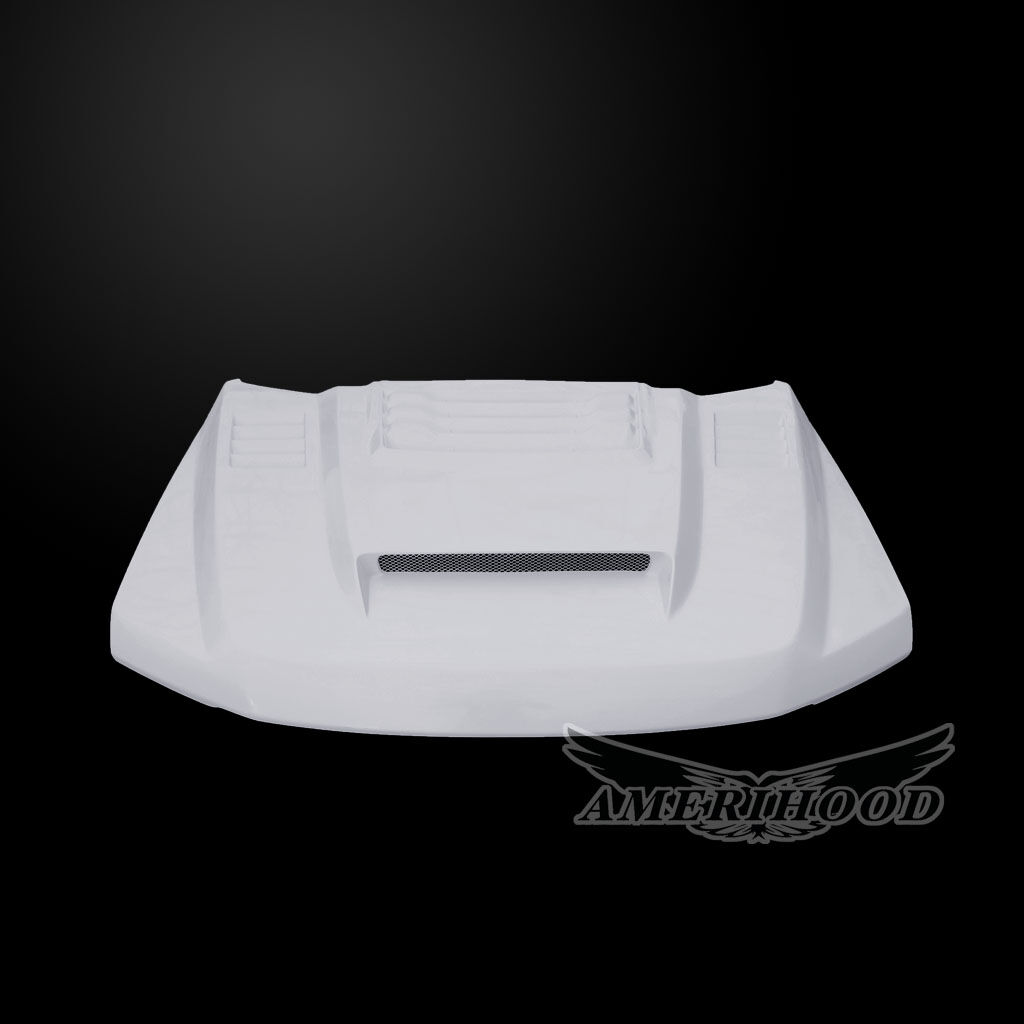 2017-2022 Ford F-250/F-350/F-450 Super Duty RIP Style Fiberglass Dual-Functional Ram Air Hood