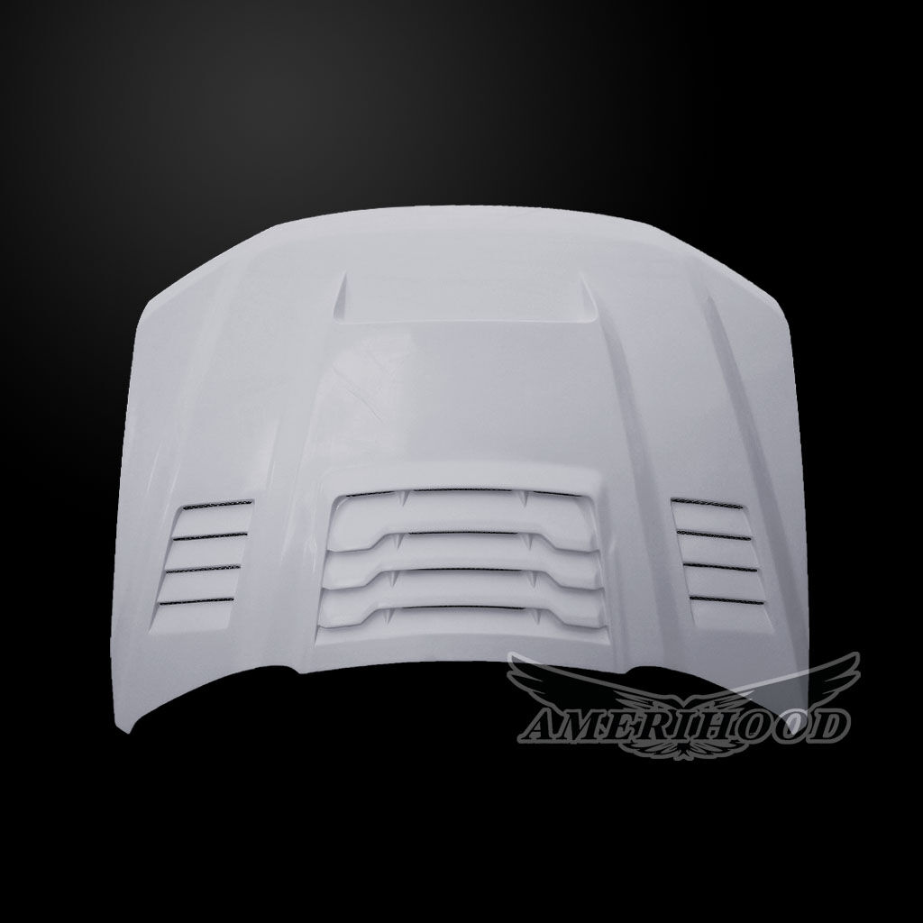 2017-2022 Ford F-250/F-350/F-450 Super Duty RIP Style Fiberglass Dual-Functional Ram Air Hood