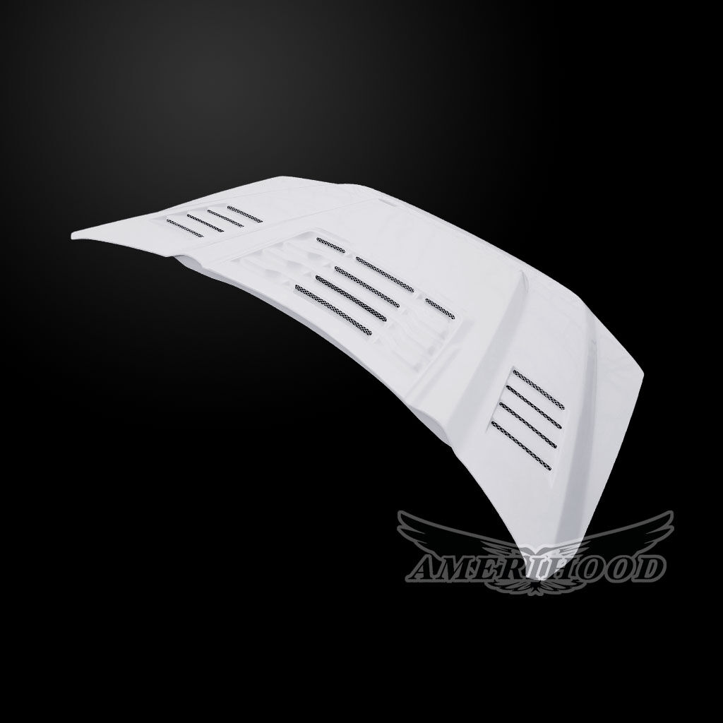 2017-2022 Ford F-250/F-350/F-450 Super Duty RIP Style Fiberglass Dual-Functional Ram Air Hood