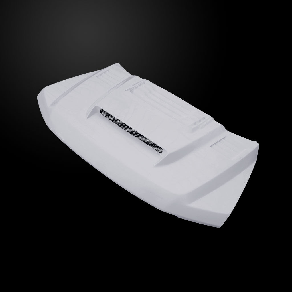 2017-2022 Ford F-250/F-350/F-450 Super Duty RIP Style Fiberglass Dual-Functional Ram Air Hood - F2517AHRIPFHW