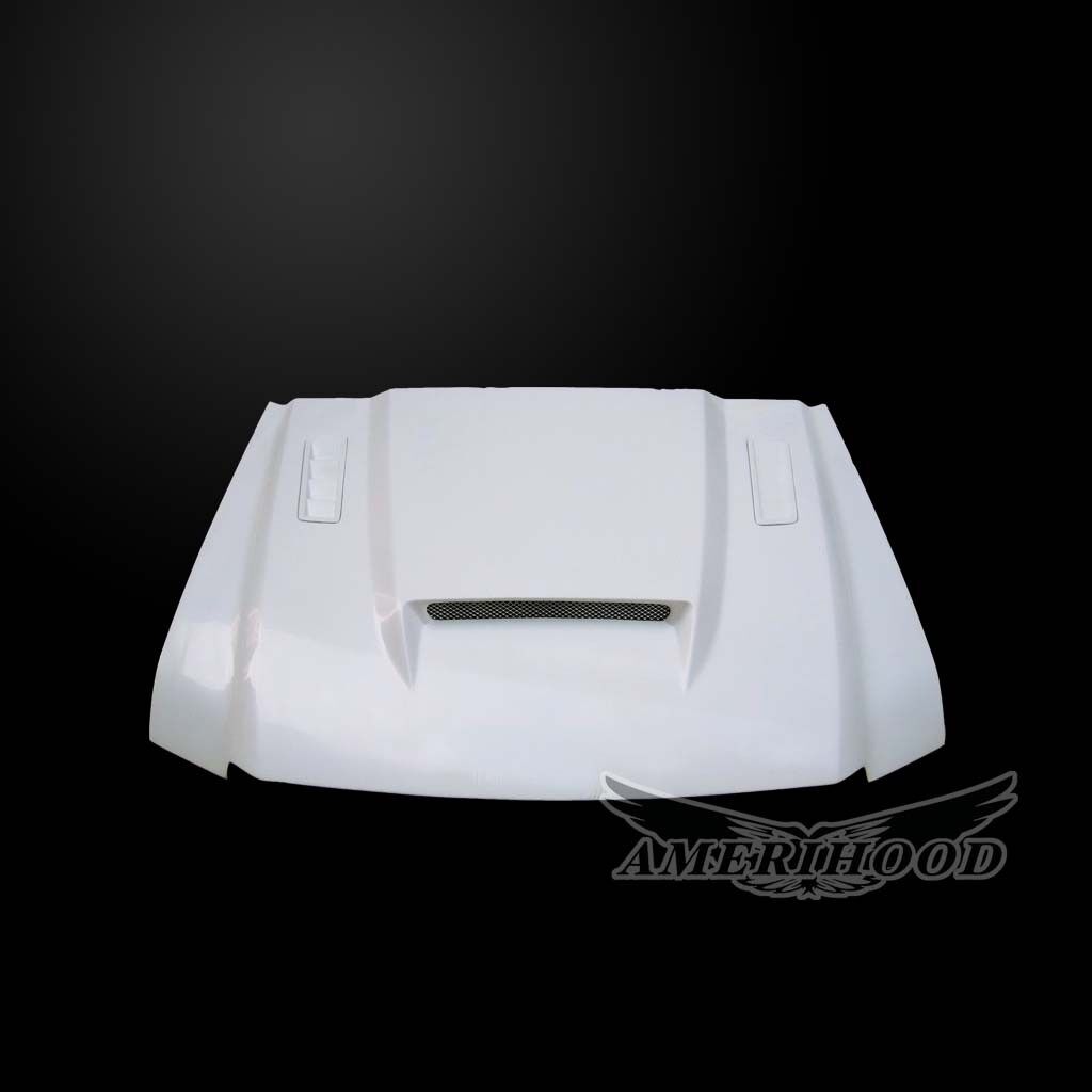 1999-2007 Ford F-250/F-350 SuperDuty Amerihood SSK Dual-Functional Ram Air Fiberglass Hood