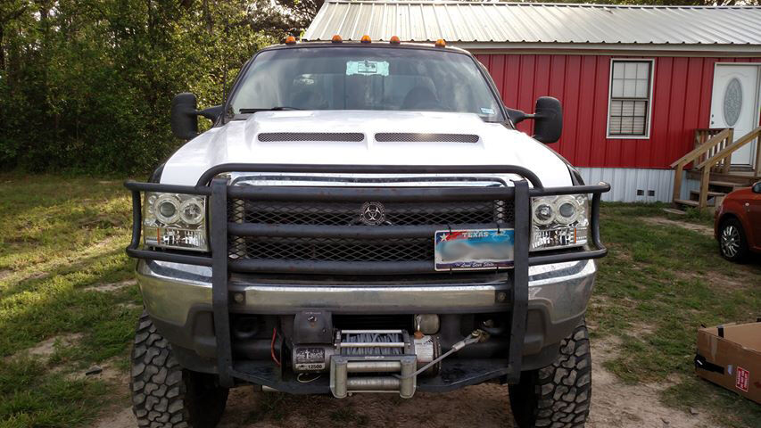 1999-2003 Ford F-250 SuperDuty 7.3L Amerihood Type-E Dual-Functional Ram Air Fiberglass Hood