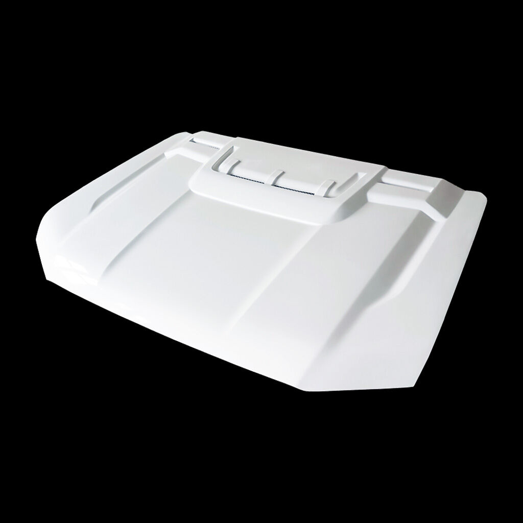 2024-2026 Ford Ranger Raptor-Style Functional Heat Extractor Fiberglass Hood - FRG24AHRPTFHW
