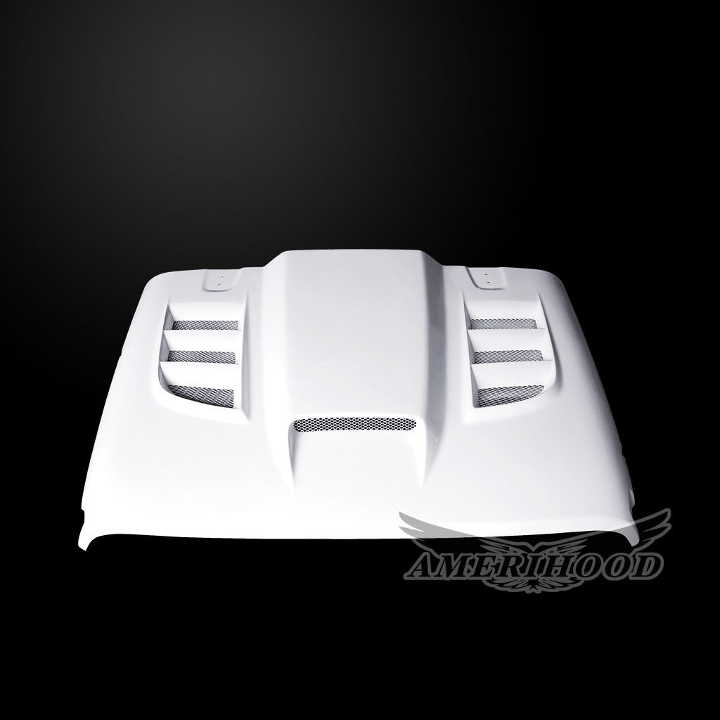2018-2020 Jeep Wrangler JL SSK Fiberglass Dual-Functional Ram Air Hood - JW18AHSSKFHWJL