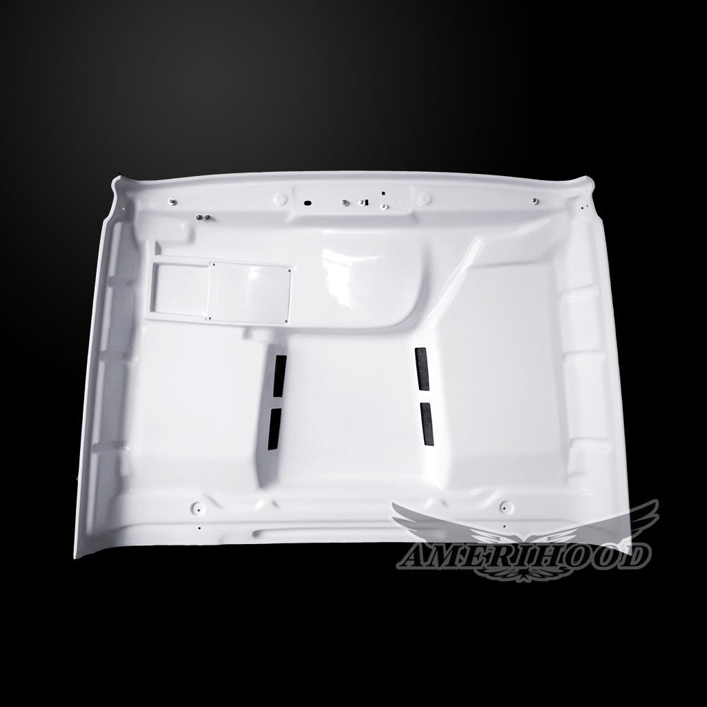 2018-2020 Jeep Wrangler JL SSK Fiberglass Dual-Functional Ram Air Hood - JW18AHSSKFHWJL