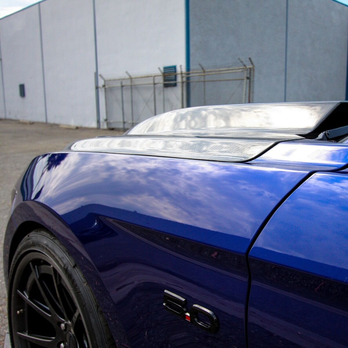 2015-2017 Ford Mustang 3" Cowl Carbon Fiber Hood by Anderson Composites
