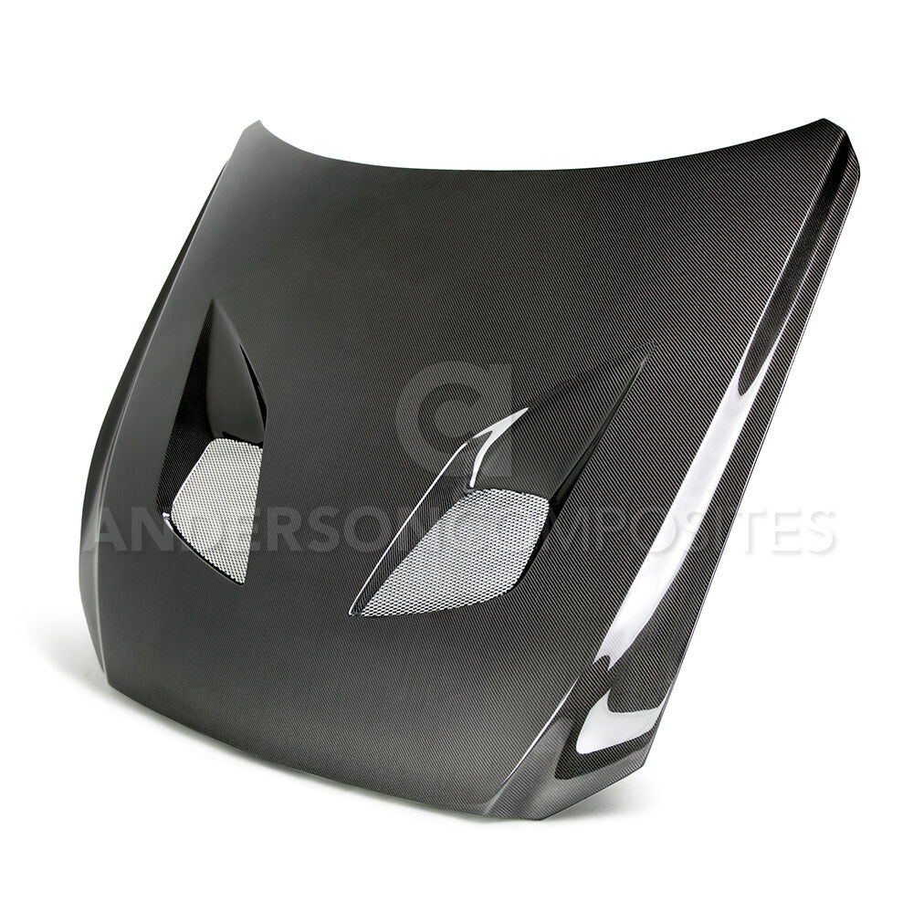 2015-2017 Ford Mustang Type-TT Double-Sided Carbon Fiber Hood by Anderson Composites