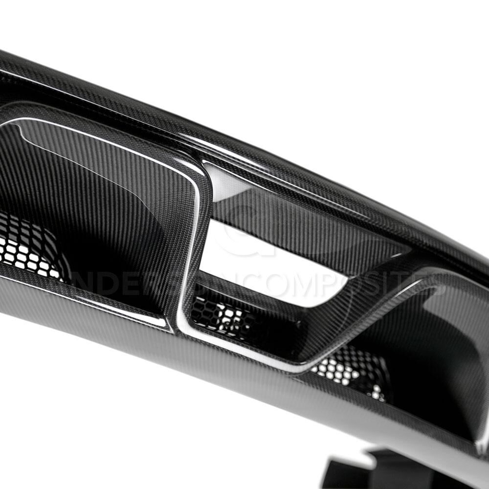 2015-2017 Ford Mustang Premium GT350 Style Carbon Fiber Rear Diffuser by Anderson Composites