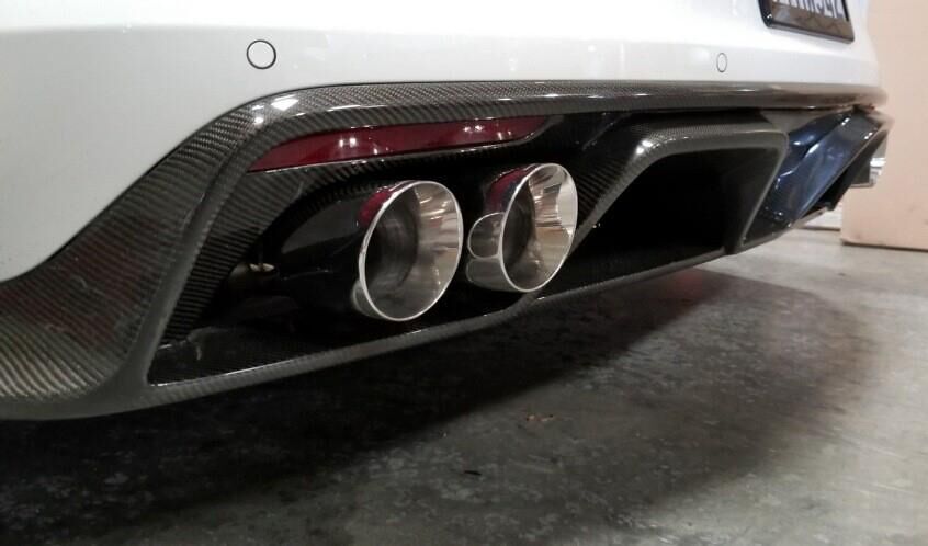 2015-2017 Ford Mustang Premium GT350 Style Carbon Fiber Rear Diffuser by Anderson Composites