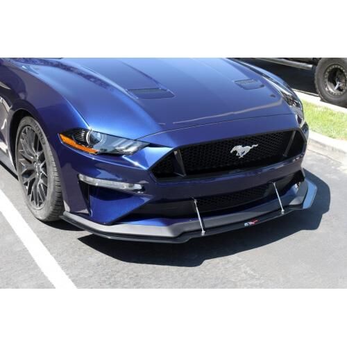 2018-2023 Ford Mustang w/Perf Pkg APR Carbon Fiber Front Splitter With Rods