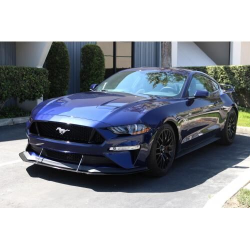 2018-2023 Ford Mustang w/Perf Pkg APR Carbon Fiber Front Splitter With Rods