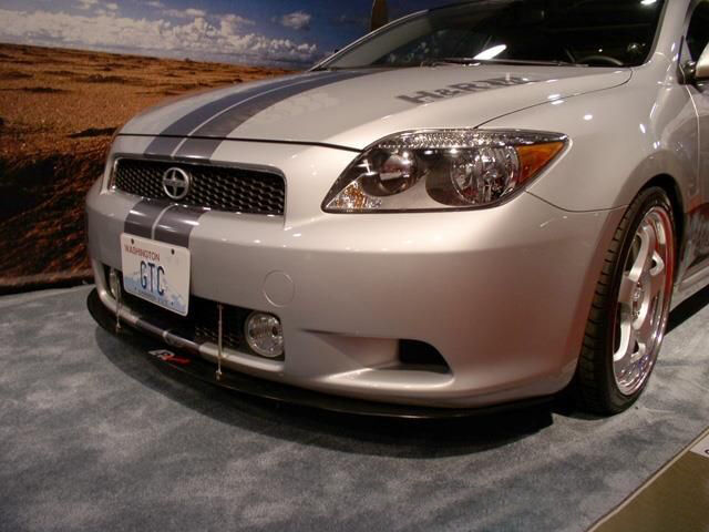 2005-2010 Scion tC APR Carbon Fiber Front Splitter With Rods
