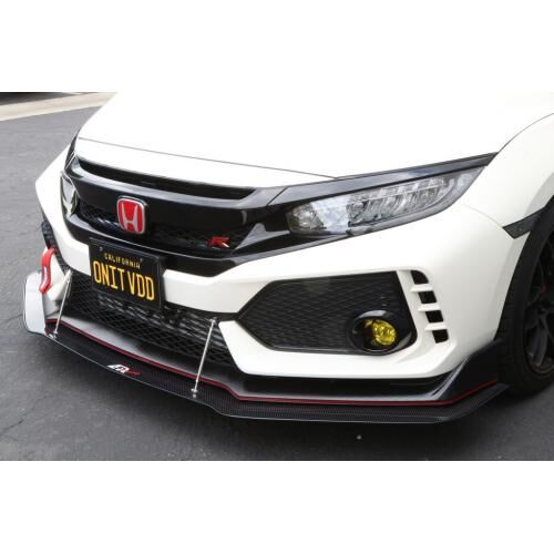 2017-2019 Honda Civic Type-R APR Carbon Fiber Front Splitter + Rods
