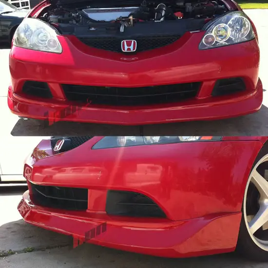 2005-2006 Acura RSX Front Bumper Lip Mugen Style Poly-Urethane