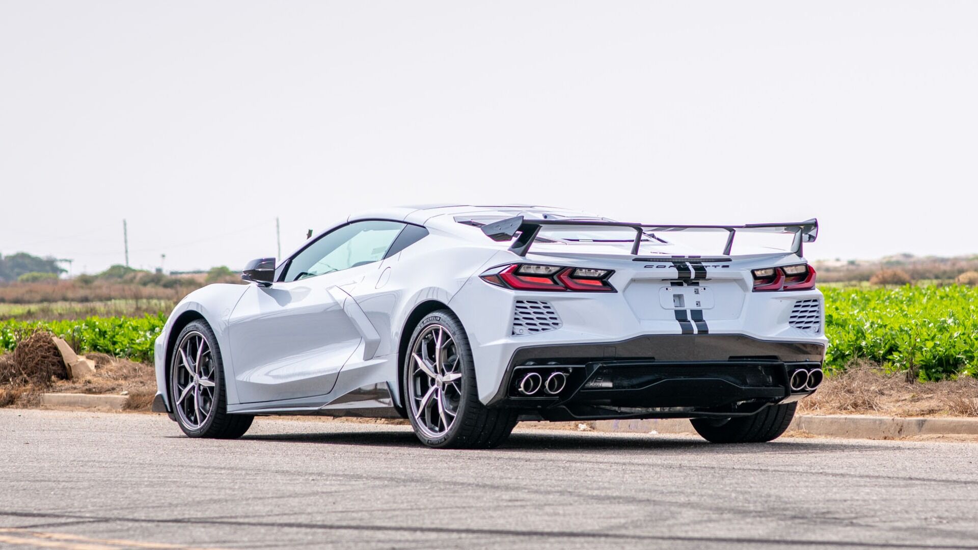 2020-2022 Chevrolet Corvette C8 6.2L Borla ATAK 3in Exhaust System Dual Round A/C Tips 4inx 4.75in