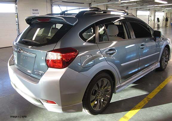 2012-2017 Subaru XV Crosstrek Factory Roof Spoiler Wing