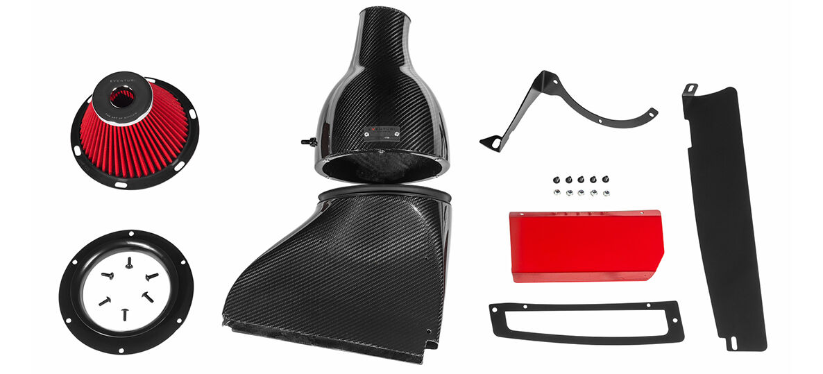 2013-2020 Audi 8V S3 TFSI Eventuri Black Carbon Air Intake System - 2TFSI-CF-INT