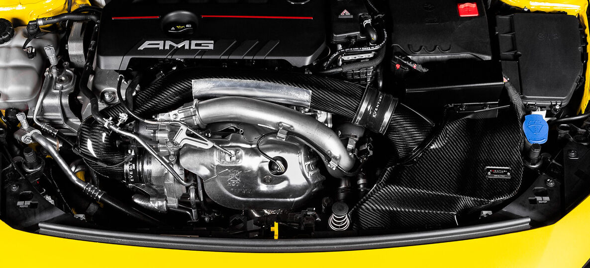 2019-2022 Mercedes Benz A-Class A35 AMG W177 / A250 / C-Class CLA35 C118 Eventuri Black Carbon Air Intake System