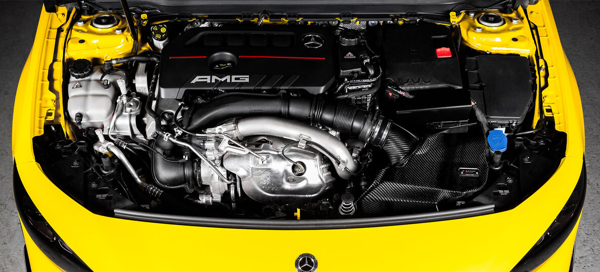 2019-2022 Mercedes Benz A-Class A35 AMG W177 / A250 / C-Class CLA35 C118 Eventuri Black Carbon Air Intake System