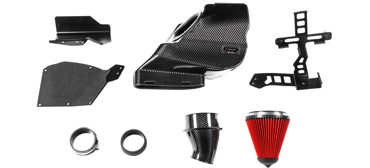 2019-2022 Mercedes Benz A-Class A35 W177 / A250 / C-Class CLA35 C118 Eventuri Black Carbon Air Intake System - A35-CF-INT