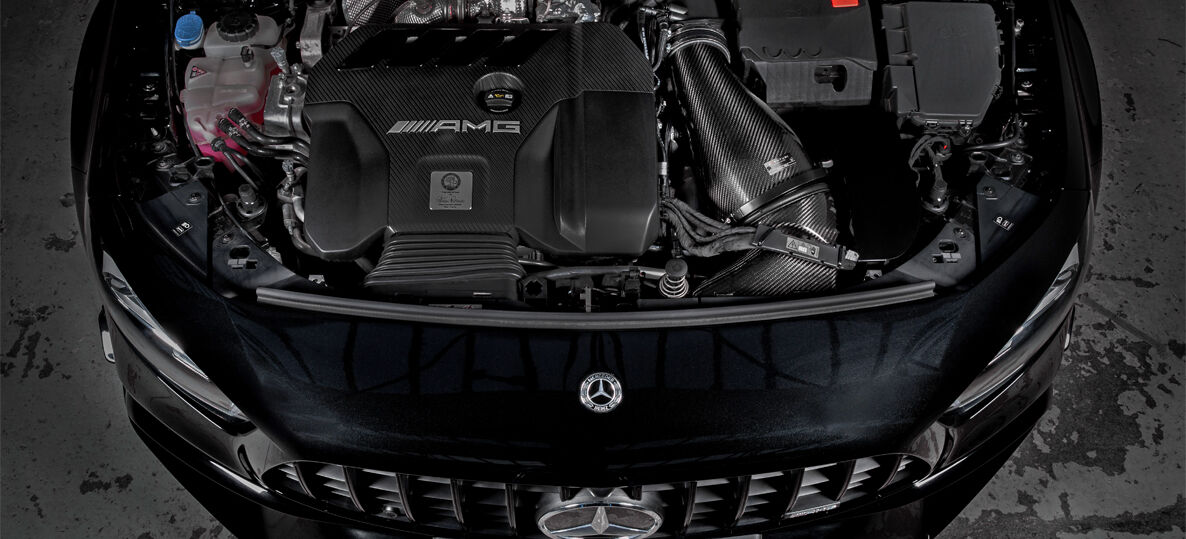 2020-2022 Mercedes Benz A-Class AMG A45/A45S W177 / AMG CLA45/CLA45S C118 Eventuri Black Carbon Air Intake System