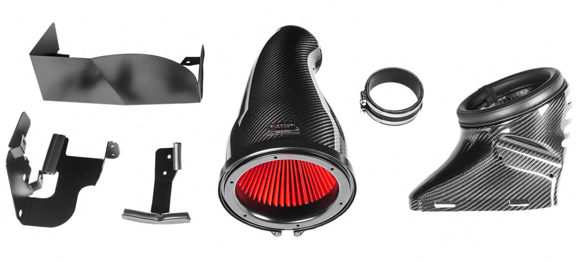 2020-2022 Mercedes Benz A-Class AMG A45/A45S W177 / AMG CLA45/CLA45S C118 Eventuri Black Carbon Air Intake System - A45S-CF-INT