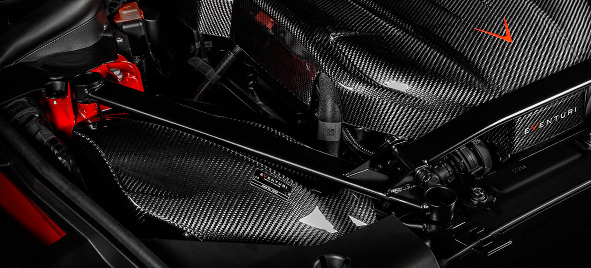 2020-2024 Toyota Supra 3.0L B58 Eventuri Black Carbon Air Intake System