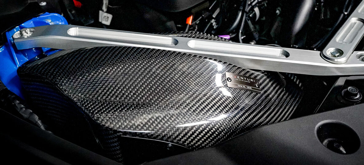 2020-2024 Toyota Supra 2.0L B48 Eventuri Black Carbon Air Intake System