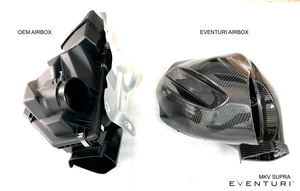 2020-2024 Toyota Supra 2.0L B48 Eventuri Black Carbon Air Intake System