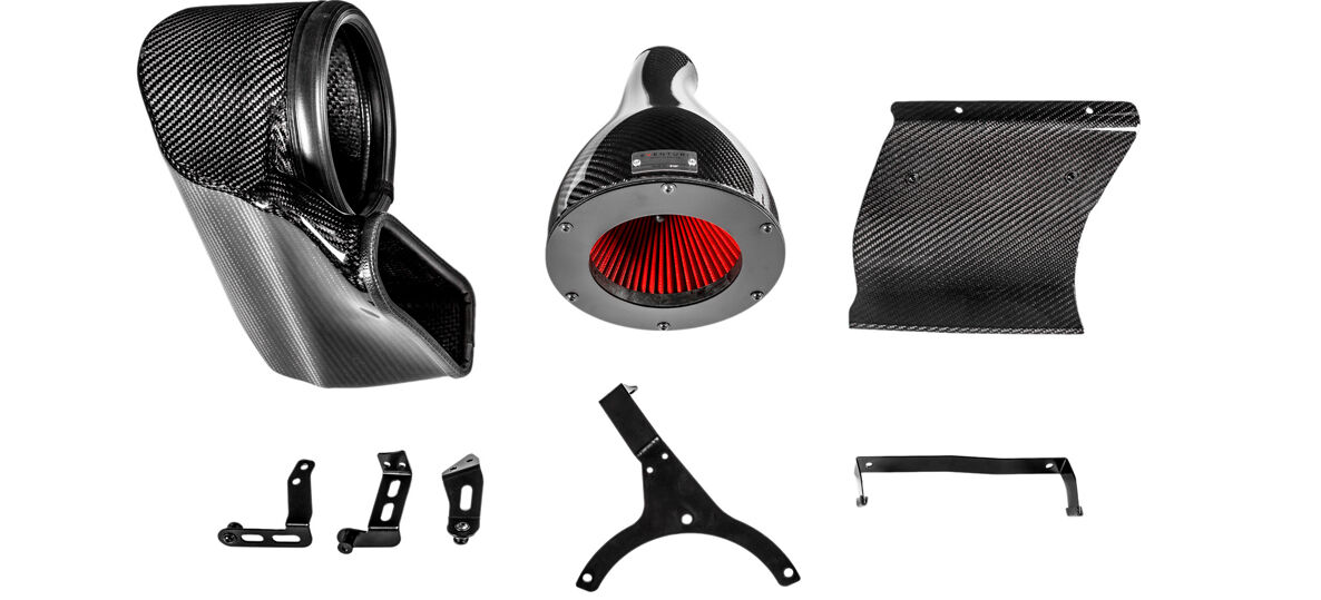2016-2019 Audi B9 S4/S5 Eventuri Black Carbon Air Intake System - B9S5-CF-INT