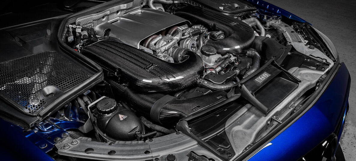 2015-2021 Mercedes Benz C-Class C63/C63S AMG W205/S205/C205/A205 Eventuri Carbon Air Intake System w/ V2 Carbon Ducts