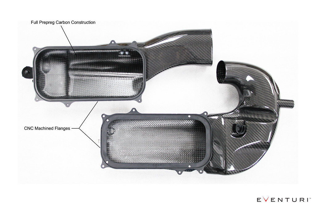 2015-2021 Mercedes Benz C-Class C63/C63S AMG W205/S205/C205/A205 Eventuri Carbon Air Intake System w/ V2 Carbon Ducts