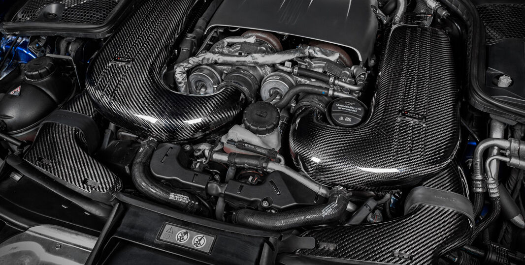 2015-2021 Mercedes Benz C-Class C63/C63S AMG W205/S205/C205/A205 Eventuri Carbon Air Intake System w/ V2 Carbon Ducts