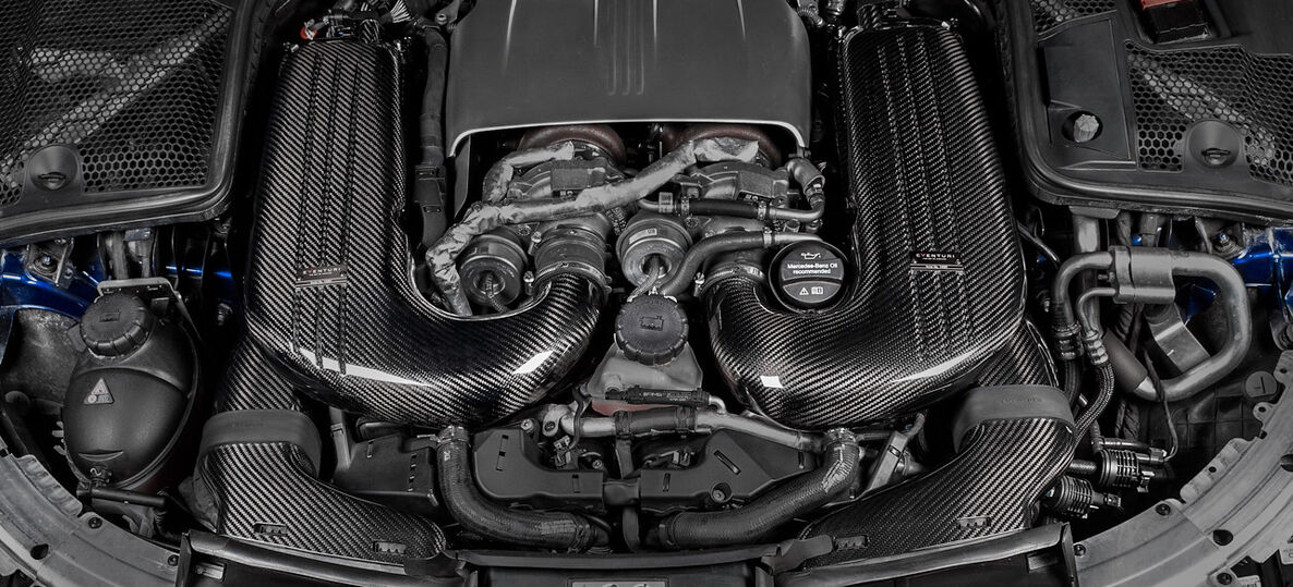 2015-2021 Mercedes Benz C-Class C63/C63S AMG W205/S205/C205/A205 Eventuri Carbon Air Intake System w/ V2 Carbon Ducts