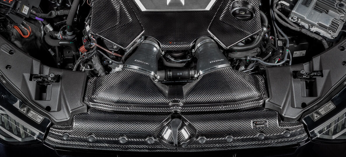 2020-2023 Audi C8 RS6/RS7 Eventuri Black Carbon Air Intake System - GLOSS