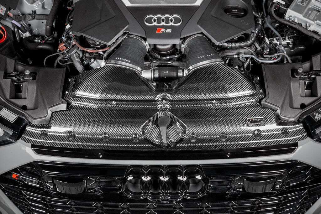 2020-2023 Audi C8 RS6/RS7 Eventuri Black Carbon Air Intake System - GLOSS