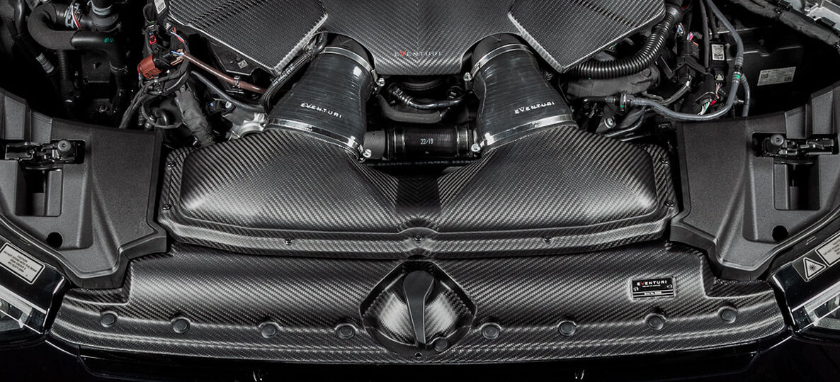 2020-2023 Audi C8 RS6/RS7 Eventuri Black Carbon Air Intake System - MATTE