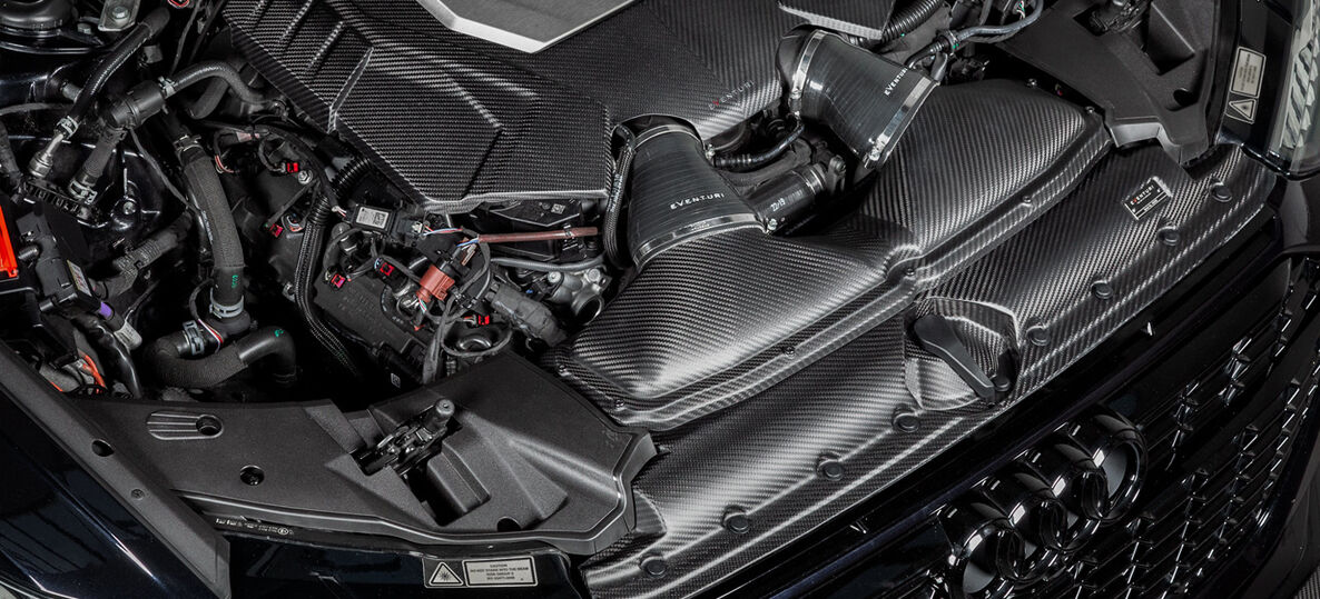 2020-2023 Audi C8 RS6/RS7 Eventuri Black Carbon Air Intake System - MATTE