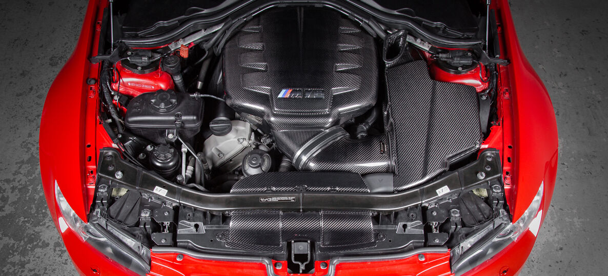 2007-2013 BMW 3-Series E90/E92/E93 M3 Eventuri Black Carbon Inlet Plenum - No Emblem