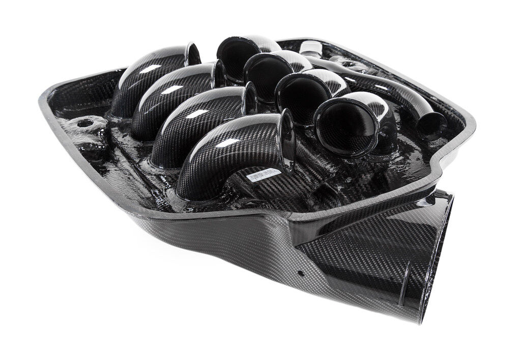 2007-2013 BMW 3-Series E90/E92/E93 M3 Eventuri Black Carbon Inlet Plenum - No Emblem