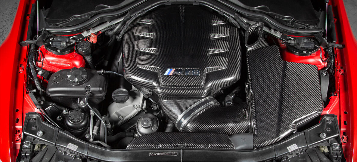 2007-2013 BMW 3-Series E90/E92/E93 M3 Eventuri Black Carbon Inlet Plenum - No Emblem