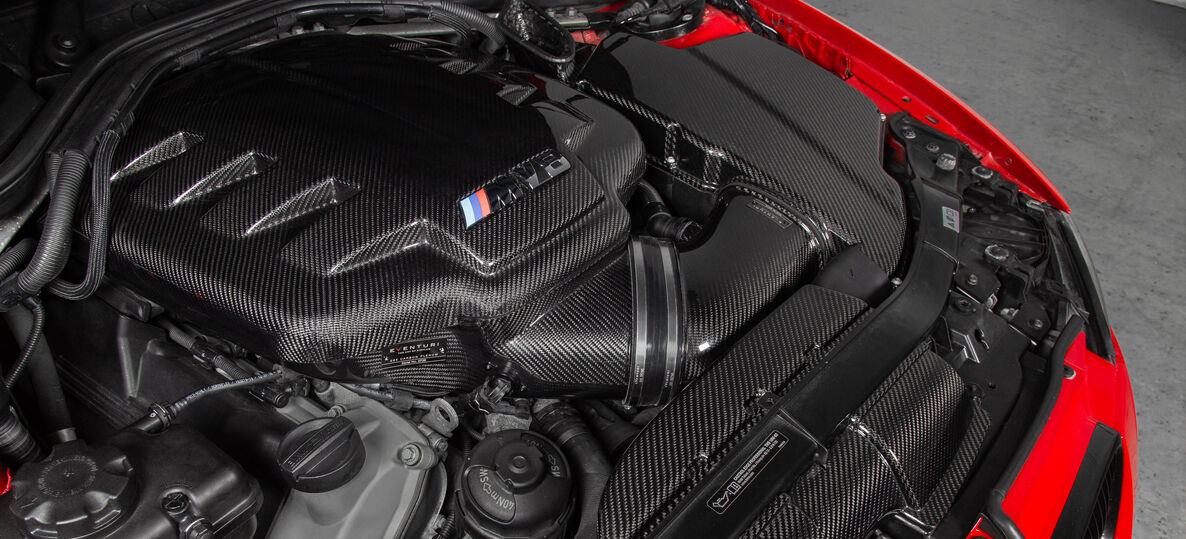 2007-2013 BMW 3-Series E90/E92/E93 M3 Eventuri Black Carbon Inlet Plenum - No Emblem