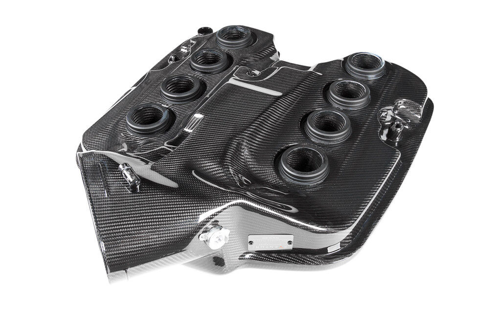 2007-2013 BMW 3-Series E90/E92/E93 M3 Eventuri Black Carbon Inlet Plenum - No Emblem