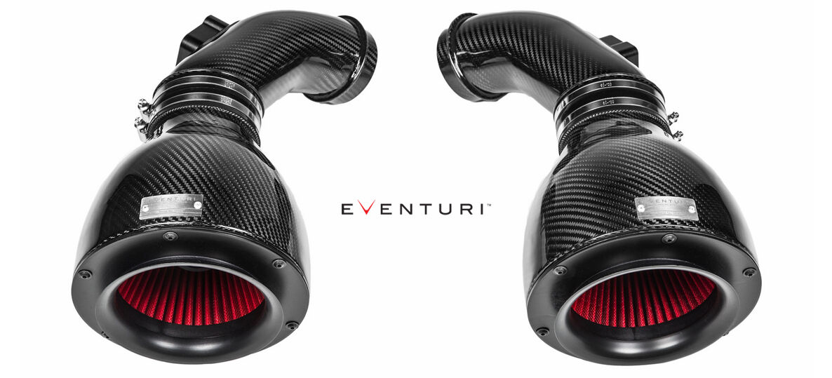 2011-2016 BMW 5-Series F10 M5 Eventuri Full Black Carbon Air Intake System