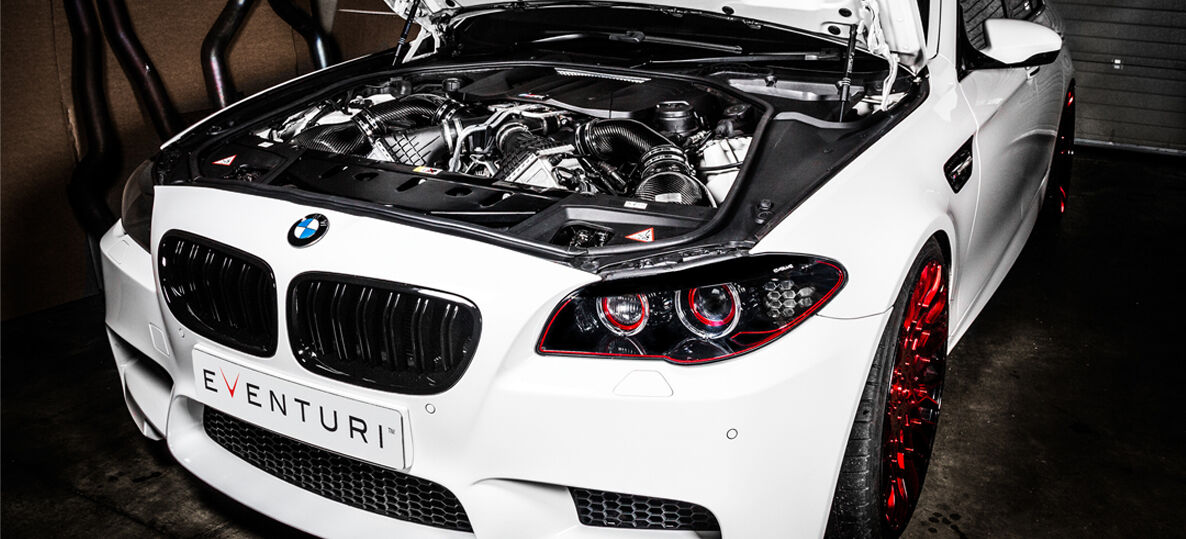 2011-2016 BMW 5-Series F10 M5 Eventuri Full Black Carbon Air Intake System