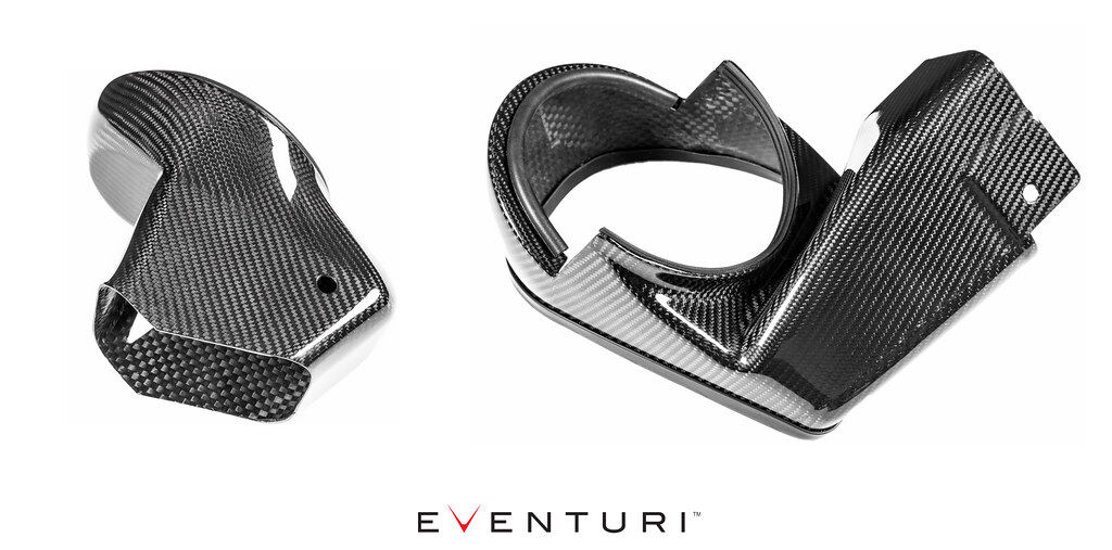 2014-2020 BMW M3 F80 / M4 F82/F83 Eventuri V2 Full Black Carbon Air Intake System w/ SEALED CARBON DUCTS